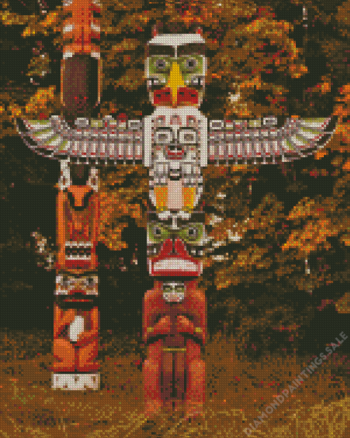 Totem Pole Diamond Painting