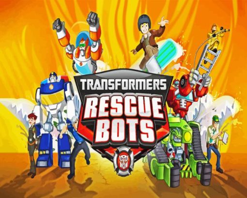 Transformers Rescue Bots Diamond Painting