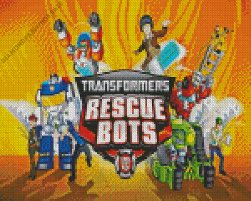 Transformers Rescue Bots Diamond Painting