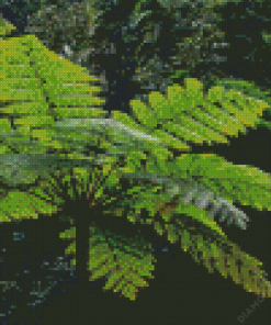 Tree Fern Diamond Painting