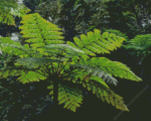 Tree Fern Diamond Painting