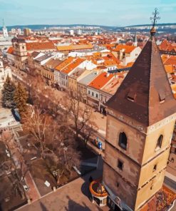 Urban Tower Kosice Slovakia Diamond Painting