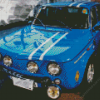 Vintage Renault 8 Car Diamond Painting