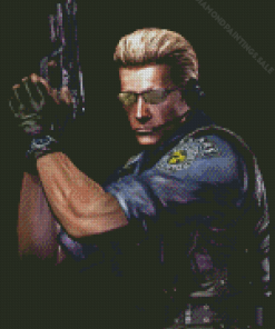 Wesker Resident Evil Diamond Painting