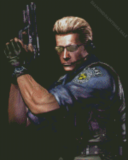 Wesker Resident Evil Diamond Painting