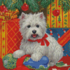 West Highland Christmas Diamond Painting