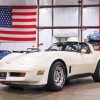 White 1981 Corvette Diamond Painting