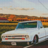 White 67c10 Chevy Diamond Painting