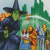 Wicked Witch Wonderful Wizard Diamond Painting