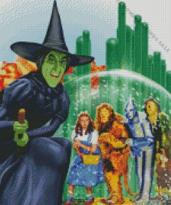 Wicked Witch Wonderful Wizard Diamond Painting