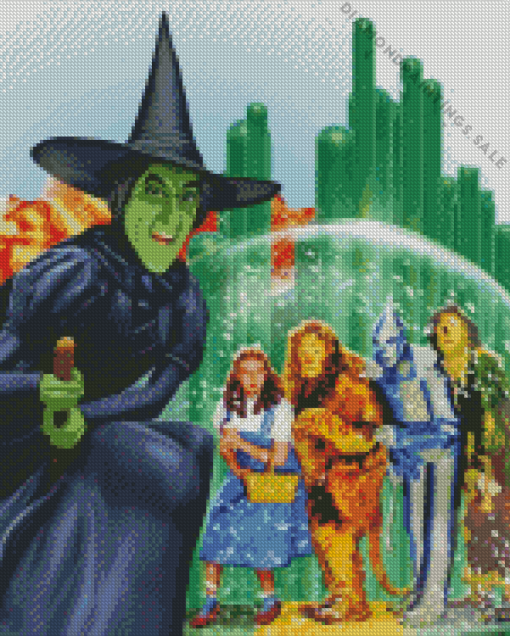 Wicked Witch Wonderful Wizard Diamond Painting