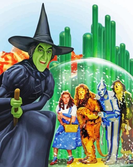 Wicked Witch Wonderful Wizard Diamond Painting