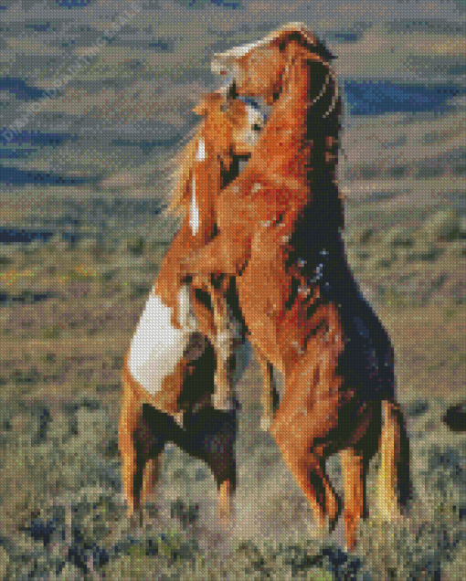 Wild Horses Diamond Painting