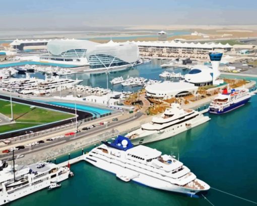 Yas Marina Diamond Painting