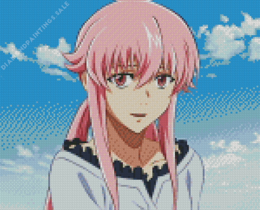 Yuno Gasai Diamond Painting