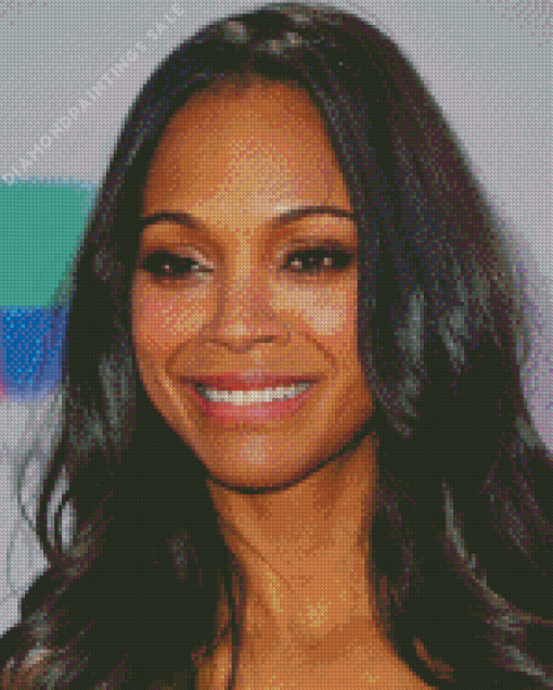 Zoe Saldana Diamond Painting