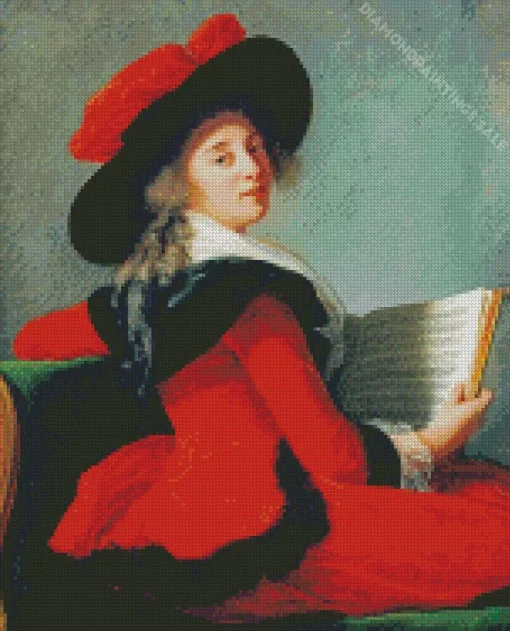 Baronne de Crussol by Vigee Le Brun Diamond Painting