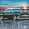 Black 57 Chevy Diamond Painting