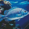 Blue Fish Underwater Diamond Painting