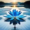 Blue Lotus Diamond Painting