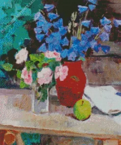 Bluebell Vase Still Life Diamond Painting