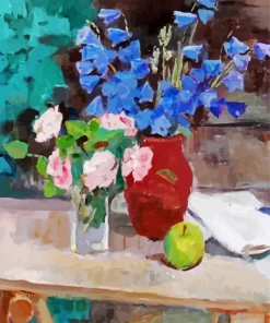 Bluebell Vase Still Life Diamond Painting