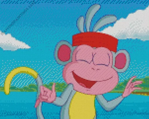 Boots Dora The Explorer Diamond Painting