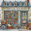 Cartoon Book Shop Diamond Painting