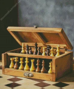 Chess Board Game Diamond Painting