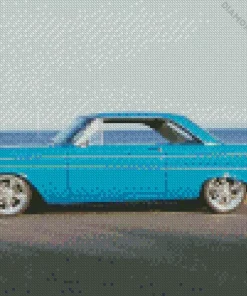 Classic Blue Ford Falcon Diamond Painting