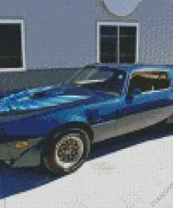 Dark Blue 1979 Firebird Car Diamond Painting