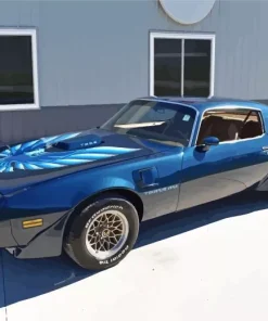 Dark Blue 1979 Firebird Car Diamond Painting