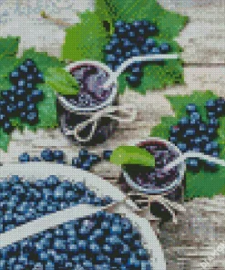 Fresh Blueberries Diamond Painting