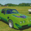 Green Pontiac Trans Am Diamond Painting