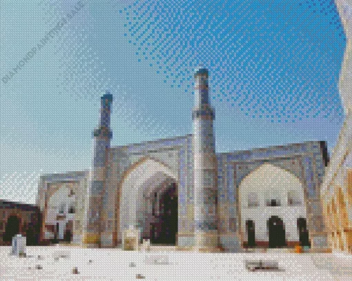 Herat Central Blue Mosque Diamond Painting