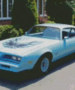 Light Blue 1977 Trans AM Diamond Painting
