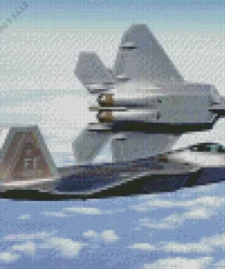 Lockheed Martin F22 Diamond Painting