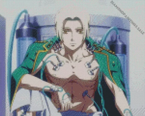 Lucifer Blue Exorcist Villain Diamond Painting