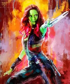 Marvel Gamora Diamond Painting