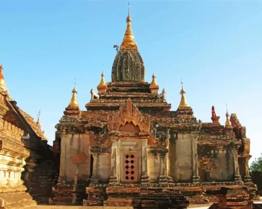 Old Bagan Myanmar Diamond Painting