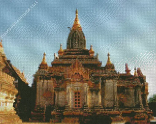 Old Bagan Myanmar Diamond Painting