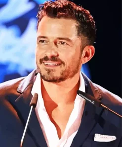 Orlando Bloom Diamond Painting
