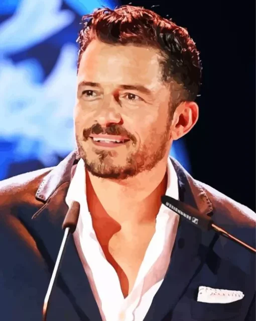 Orlando Bloom Diamond Painting