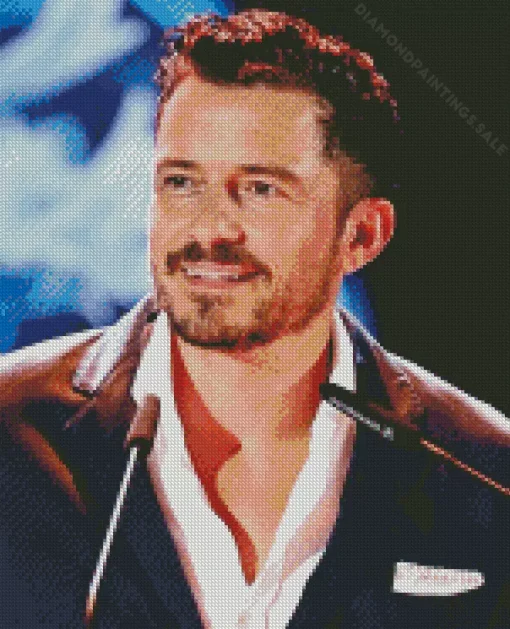 Orlando Bloom Diamond Painting