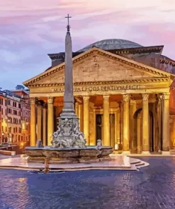 Pantheon Rome Diamond Painting