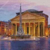 Pantheon Rome Diamond Painting