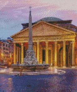 Pantheon Rome Diamond Painting