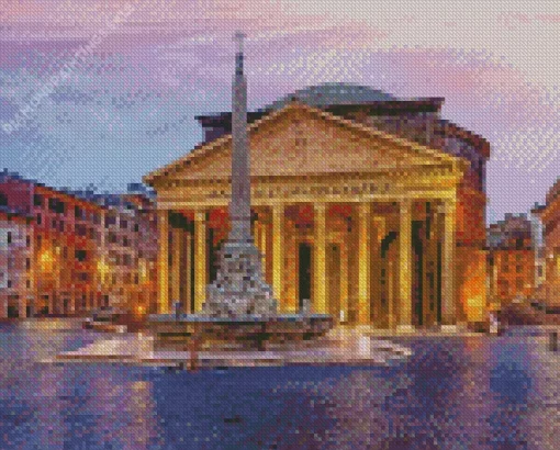 Pantheon Rome Diamond Painting