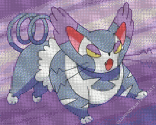 Purugly Pokemon Diamond Painting