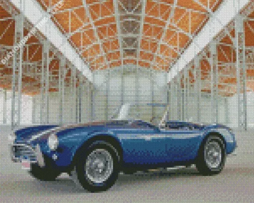 Shelby Blue AC Cobra Diamond Painting